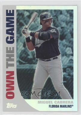 2008 Topps - Own the Game #OTG18 - Miguel Cabrera