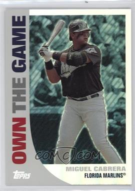 2008 Topps - Own the Game #OTG18 - Miguel Cabrera