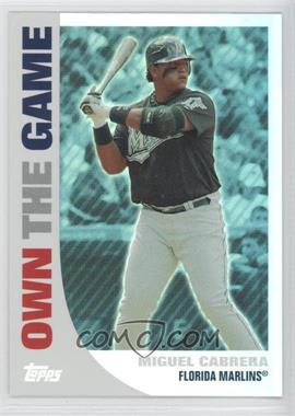 2008 Topps - Own the Game #OTG18 - Miguel Cabrera