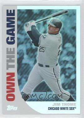 2008 Topps - Own the Game #OTG8 - Jim Thome