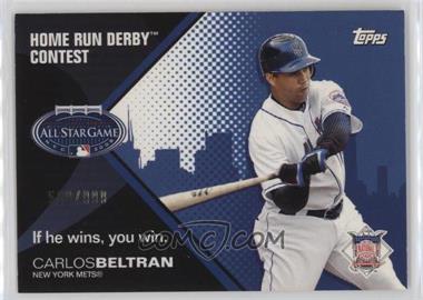 2008 Topps - Redemption Home Run Derby Contest #_CABE - Carlos Beltran /999 [EX to NM]