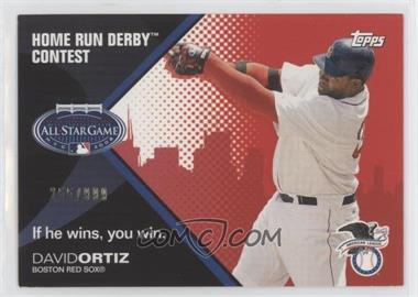 2008 Topps - Redemption Home Run Derby Contest #_DAOR - David Ortiz /999