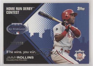 2008 Topps - Redemption Home Run Derby Contest #_JIRO - Jimmy Rollins /999