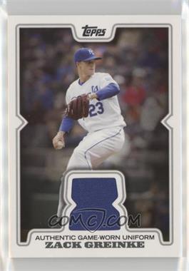 2008 Topps - Retail Relics #TR-ZG - Zack Greinke