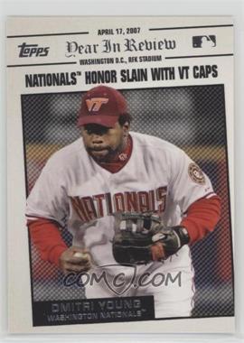 2008 Topps - Year in Review #YR17 - Dmitri Young
