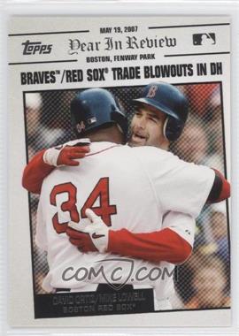 2008 Topps - Year in Review #YR49 - David Ortiz, Mike Lowell