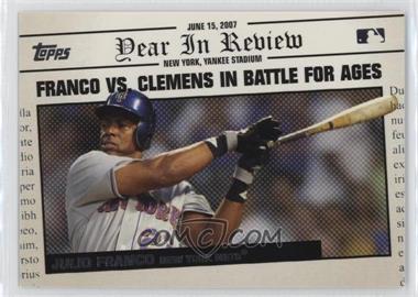 2008 Topps - Year in Review #YR76 - Julio Franco