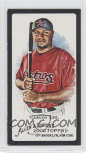 2008 Topps Allen & Ginter's - [Base] - Mini Black Border #210 - Carlos Lee