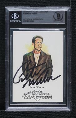 2008 Topps Allen & Ginter's - [Base] #288 - Pete Weber [BAS BGS Authentic]