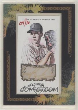 2008 Topps Allen & Ginter's - Framed Mini Autographs - Red Ink #AGA-JF - Jeff Francis /10