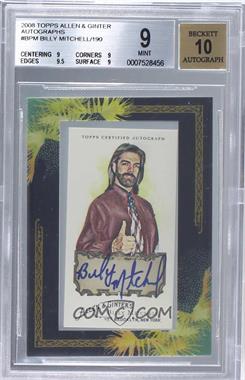 2008 Topps Allen & Ginter's - Framed Mini Autographs #AGA-BPM - Billy Mitchell [BGS 9 MINT]