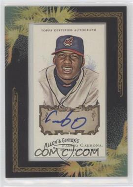 2008 Topps Allen & Ginter's - Framed Mini Autographs #AGA-FCC - Fausto Carmona