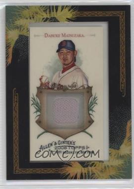 2008 Topps Allen & Ginter's - Framed Mini Relics #AGR-DM - Daisuke Matsuzaka