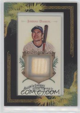 2008 Topps Allen & Ginter's - Framed Mini Relics #AGR-JDD - Johnny Damon