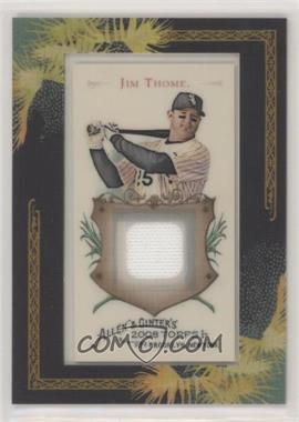 2008 Topps Allen & Ginter's - Framed Mini Relics #AGR-JT - Jim Thome