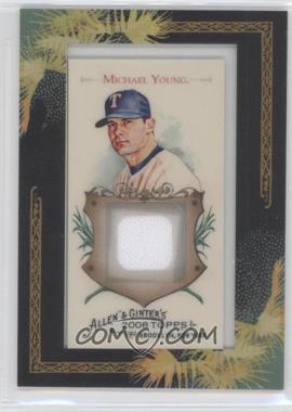 2008 Topps Allen & Ginter's - Framed Mini Relics #AGR-MY - Michael Young