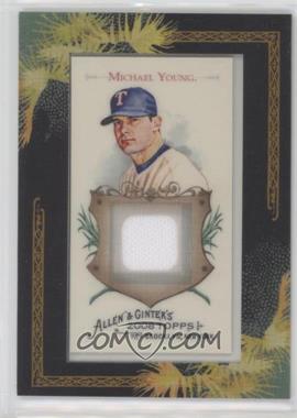 2008 Topps Allen & Ginter's - Framed Mini Relics #AGR-MY - Michael Young