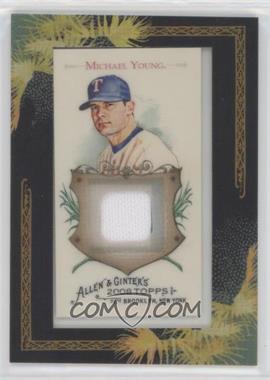 2008 Topps Allen & Ginter's - Framed Mini Relics #AGR-MY - Michael Young