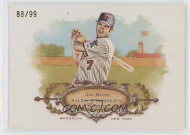 2008 Topps Allen & Ginter's - Rip Cards - Ripped #RC47 - Joe Mauer /99