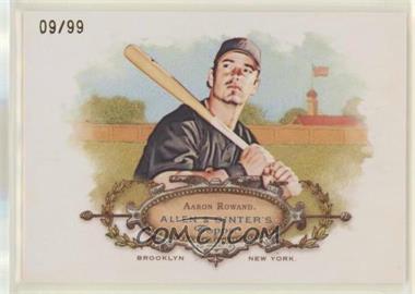 2008 Topps Allen & Ginter's - Rip Cards - Ripped #RC72 - Aaron Rowand /99