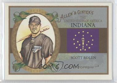 2008 Topps Allen & Ginter's - The United States of America #US14 - Scott Rolen