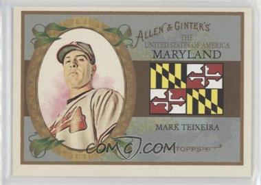 2008 Topps Allen & Ginter's - The United States of America #US20 - Mark Teixeira