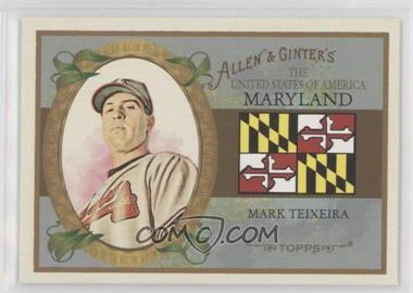 2008 Topps Allen & Ginter's - The United States of America #US20 - Mark Teixeira