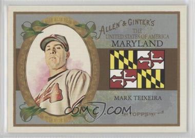 2008 Topps Allen & Ginter's - The United States of America #US20 - Mark Teixeira