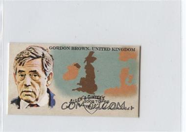 2008 Topps Allen & Ginter's - The World's Leaders Minis #WL48 - Gordon Brown (United Kingdom)