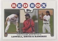 Team Leaders - Mike Lowell, David Ortiz, Manny Ramirez