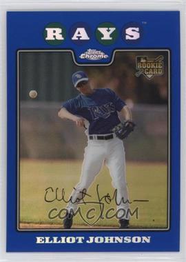 2008 Topps Chrome - [Base] - Blue Refractor #200 - Elliot Johnson