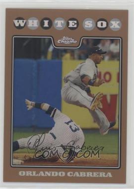 2008 Topps Chrome - [Base] - Copper Refractor #14 - Orlando Cabrera /599