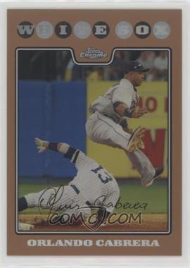 2008 Topps Chrome - [Base] - Copper Refractor #14 - Orlando Cabrera /599