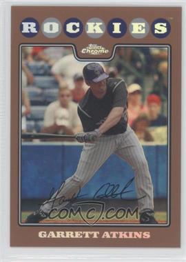 2008 Topps Chrome - [Base] - Copper Refractor #22 - Garrett Atkins /599