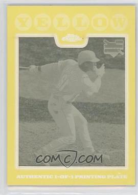 2008 Topps Chrome - [Base] - Printing Plate Yellow #208 - Matt Tupman /1