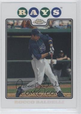 2008 Topps Chrome - [Base] - Refractor #126 - Rocco Baldelli