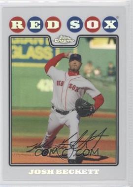 2008 Topps Chrome - [Base] - Refractor #147 - Josh Beckett