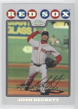 2008 Topps Chrome - [Base] - Refractor #147 - Josh Beckett