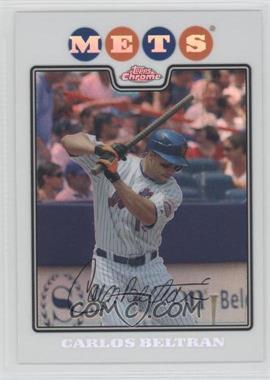 2008 Topps Chrome - [Base] - Refractor #157 - Carlos Beltran