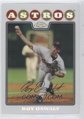 2008 Topps Chrome - [Base] - Refractor #63 - Roy Oswalt