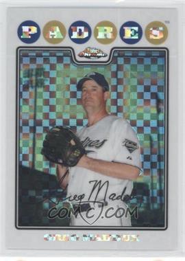 2008 Topps Chrome - [Base] - X-Fractor #163 - Greg Maddux