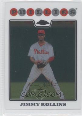 2008 Topps Chrome - [Base] #8 - Jimmy Rollins
