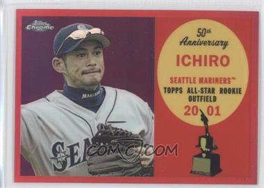 2008 Topps Chrome - Topps All-Rookie Team - Red Refractor #ARC11 - Ichiro /25