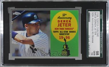 2008 Topps Chrome - Topps All-Rookie Team #ARC6 - Derek Jeter [SGC 10 GEM]