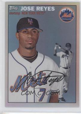 2008 Topps Chrome - Trading Card History - Refractor #TCHC10 - Jose Reyes /400