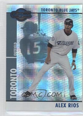 2008 Topps Co-Signers - [Base] - Hyper Plaid Blue #061.1 - Alex Rios /50