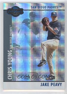 2008 Topps Co-Signers - [Base] - Hyper Plaid Blue #090.2 - Jake Peavy, Chris Young /50