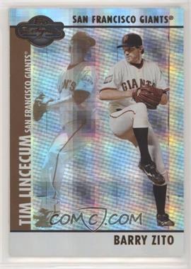 2008 Topps Co-Signers - [Base] - Hyper Plaid Bronze #018.2 - Barry Zito, Tim Lincecum /75 [EX to NM]