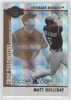 Matt Holliday, Troy Tulowitzki #/75