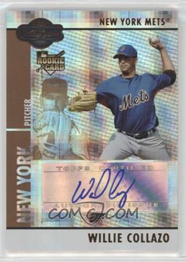 2008 Topps Co-Signers - [Base] - Hyper Plaid Bronze #101 - Rookie Autograph - Willie Collazo /75 [EX to NM]